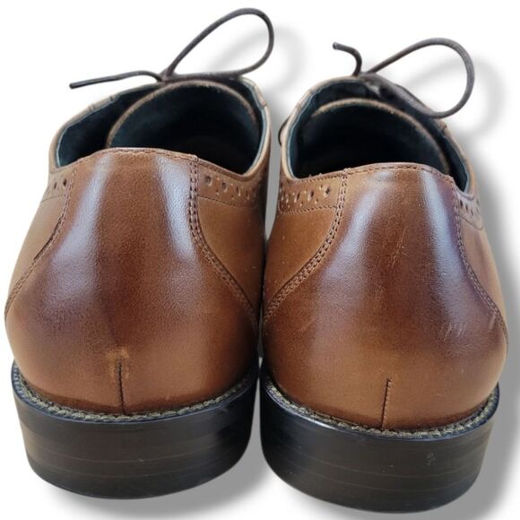 Stacy Adams Shoes Sz 13M Men\'s Wingtip Stacy Adams Garrison Oxford Shoes Leather main image 9